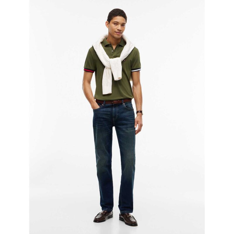 Tommy Hilfiger Slim Fit Fluid Cotton Interlock Polo Shirt image number 3